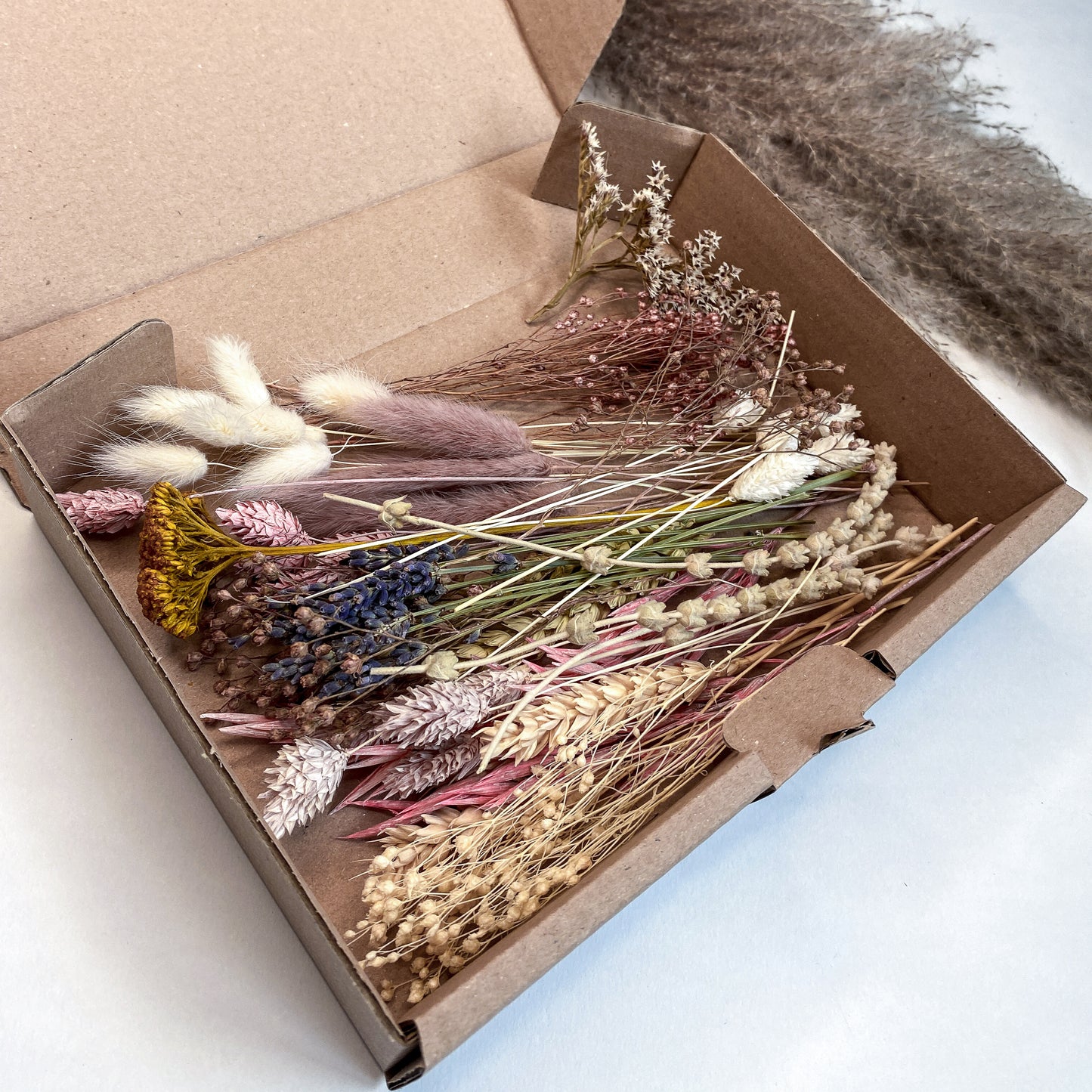 DIY Trockenblumen Box